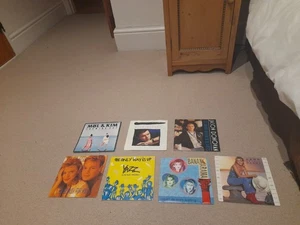Collection 7 1980s Pop 7" vinyl Records Rick Astley Kylie Jason Yazz Bananarama - Picture 1 of 1
