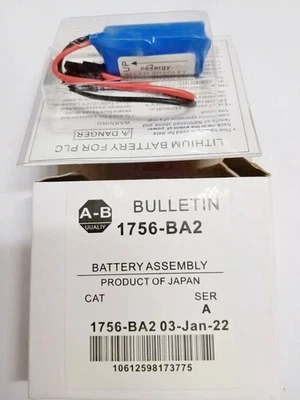 ALLEN-BRADLEY 1PCS New AB 1756-BA2 3V Battery for Allen Bradley PLC 1756-BA2 Battery Assembly