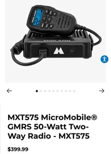 MXT575 MicroMobile® GMRS 50-Watt Two-Way CB Radio - MXT575 - Zdjęcie 1 z 11