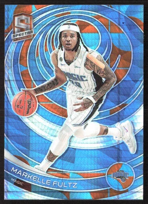 1594F 2022-23 Panini Spectra #138 Markelle Fultz Asia Blue and Orange #/49 - Image 1 of 2