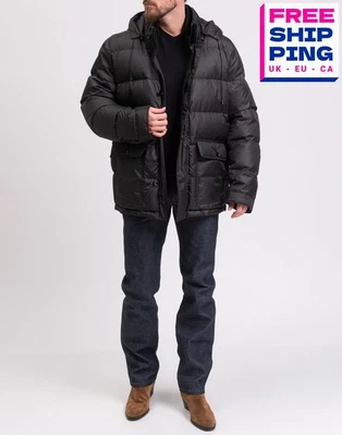 RRP€1800 DOLCE & GABBANA Down Puffer Jacket IT54 US44 XXL Hooded Made in Italy - Image 1 of 4