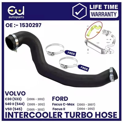 INTERCOOLER TURBO HOSE PIPE FOR FORD FOCUS MK2, C-MAX, FOCUS C-MAX 2.0 TDCI - Image 1 of 4