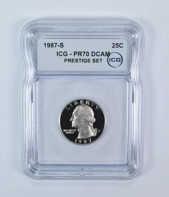 1987-S Washington Quarter Prestige Set PR70 DCAM ICG *0565 - Image 1 of 4