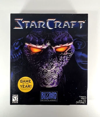 Винтажная игра года StarCraft издание протосс обложка 1998 большая коробка игра для ПК - Изображение 1 из 4