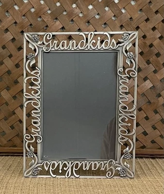 Fetco Grandkids 4 X 6 Pewter Color Photo Frame picture Grandchildren - Image 1 of 4