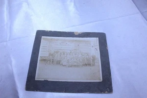 Vintage School House Class Photo Black and White Light Exposure - Picture 1 of 4