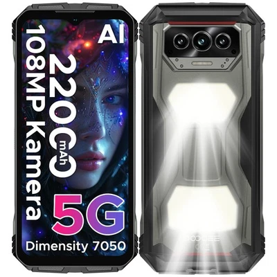 DOOGEE VMAXS 5G Outdoor Handy Ohne Vertrag 24GB+256GB 22000mah 6,58" Smartphone - Bild 1 von 4