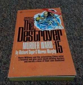 RICHARD SAPIR & WARREN MURPHY 5th printing #15 MURDER WARD SERIES: THE Destroyer - Picture 1 of 4