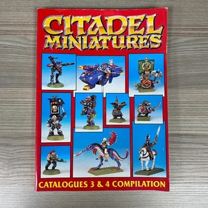 CITADEL MINIATURES CATALOGUES 3 & 4 COMPILATION SOFTBACK WARHAMMER 40K FANTASY - Picture 1 of 9