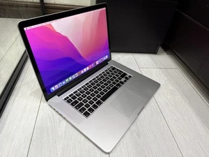 Apple MacBook Pro Retina 15.4" Mid 2015 512GB SSD 16GB Ram 2.8GHz Core i7 M370X - Picture 1 of 19