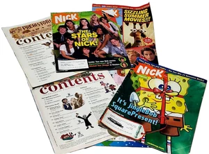 Lot of 3 Damaged 2009 Nickelodeon Magazines  Craft Supply / Art Collage / Epheme - Bild 1 von 17