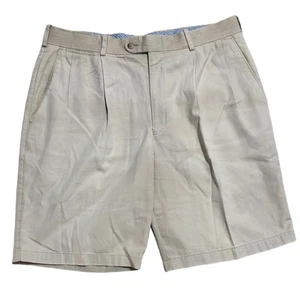 Peter Millar hellbraun Krone bequem Herren Größe 34 khaki Stretch Golfshorts - Bild 1 von 10