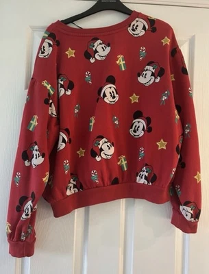 Divided H&M Disney Christmas Mickey Mouse Jumper + Trousers Size XL - Image 1 of 4