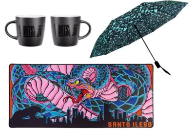 Saints Row Fan Set Tasse + Regenschirm + Mauspad offizielles Merchandise Gamer N - Bild 1 von 3