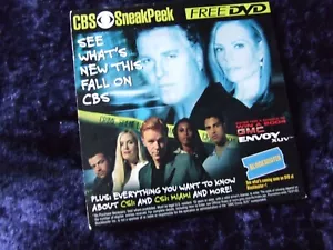 2003 CBS Sneak Peek TV Lineup DVD - The Who CSI Music Video - Picture 1 of 7