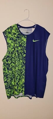 NUEVO Nike Pro Elite Aeroswift Atletismo Hombre Talla XXXL Azul Verde Aeroswift Foto 1 de 3
