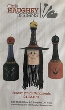 Halloween Tole Painting Pattern Packet: Freaky Finial Ornaments by Chris Haughey