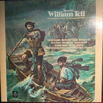 ROSSINI-WILLIAM TELL-CABALLE-LIBRETTO-ORIGINAL 1973 ANGEL 5LP VINYL BOX SET-USED - Image 1 of 4