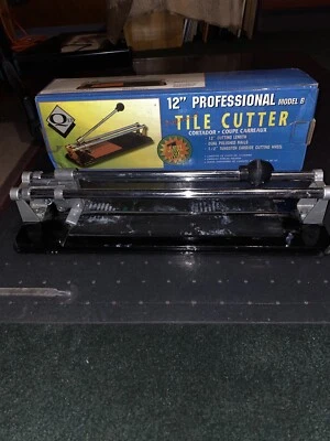 QEP 12" Professional Tile Cutter Model B Tungston Carbide Wheel - Image 1 of 4