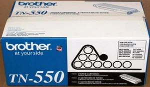 Genuine Brother TN-550 Black Standard Yield Toner Cartridge OEM New Sealed - Picture 1 of 3