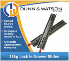 35kg Lock In Drawer Slides / Fridge Runners - Draw, Hardware, Trailer, Toolbox