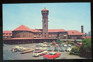 UNION STATION, PORTLAND, OREGON, VINTAGE UNPOSTED POSTCARD !! EE44 - Picture 1 of 2