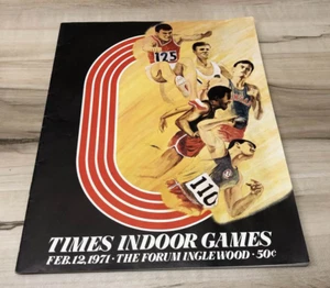 TIMES INDOOR GAMES 12 DE FEBRERO DE 1971 REVISTA THE FORUM INGLEWOOD PROGRAM - Imagen 1 de 3