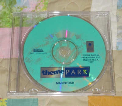 Theme Park CD Game For Apple Macintosh by Bullfrog (PC, 1994) - Image 1 of 4