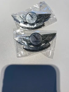 AMERICAN AIRLINES Flight Crew WINGS Lot Of 2 Sealed VG ! - Picture 1 of 3