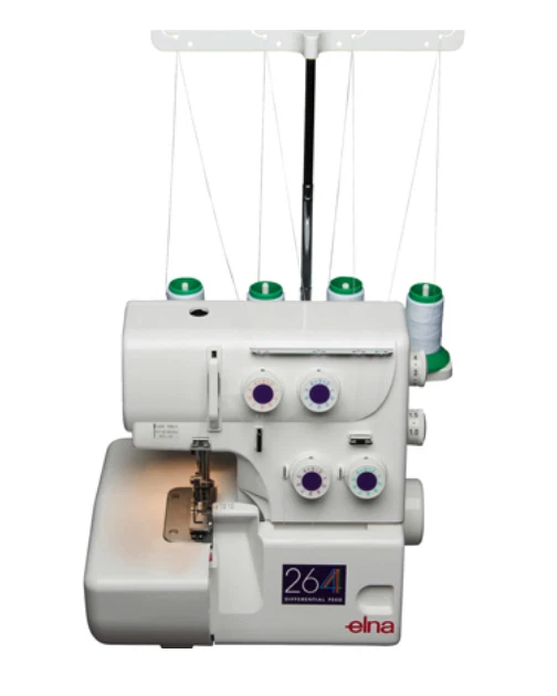 Elna 264 Overlock Serger Machine & Bonus - Image 1 of 1