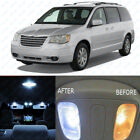 10x White Car LED Lights Interior Package Kit For 2001-07 Chrysler Town Country