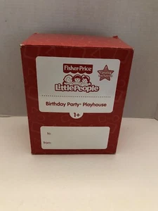 NOS Fisher Price Little People Catalog Exclusive birthday party playhouse IOB - Picture 1 of 5