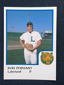 1986 ProCards Baseball Rod Poissant,Lakeland, Minor League,Near Mint