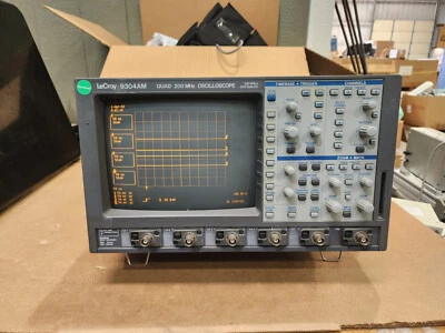 LeCroy 9304AM Quad 200MHz Oscilloscope Good! - Image 1 of 4