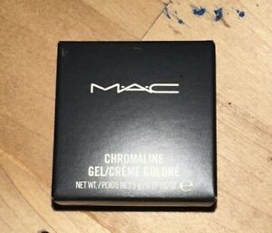 MAC Chromaline Gel BLACK BLACK Gel Cream Liner Full Size 0.17 oz New in Box