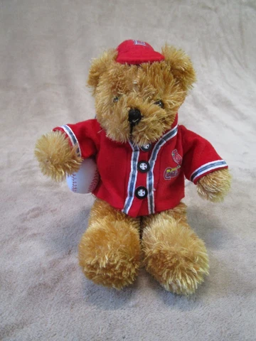 ST Louis Cardinals Good Stuff Plush Teddy Bear 10” 2004 Baseball MLB Cover