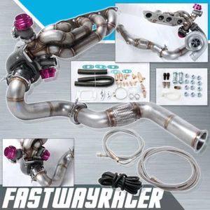 S2000 AP1 AP2 F20C F22C F-series GT35 .82AR T3 Turbo Charger Kit Turbo Manifold - Picture 1 of 1