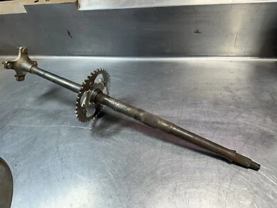 Eje trasero Honda trx450er 2004-2014 07 con rotor y buje, y 1 buje de rueda trasera Foto 1 de 4