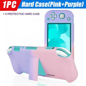 Hard Case Cover Shell+Screen Protector+Thumb Grip Caps For Nintendo Switch Lite - Picture 1 of 16