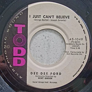 Dee Dee Ford – I Just Can't Believe / Good Morning Blues - Rare 1959 US 7" - Picture 1 of 2