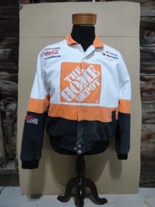 Tony Stewart Home Depot Racing Race Jacket Size M Chase Authentics Vtg 2000s - Picture 1 of 24