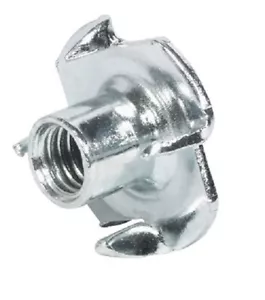 10x Einschlagmutter Metall Gewindemutter zum Einschlagen Holz Gewinde Muffe - Bild 1 von 4