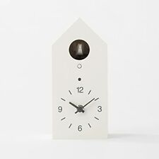 MUJI Pigeon or dove Cuckoo Clock with Light and sensor watch White NEW