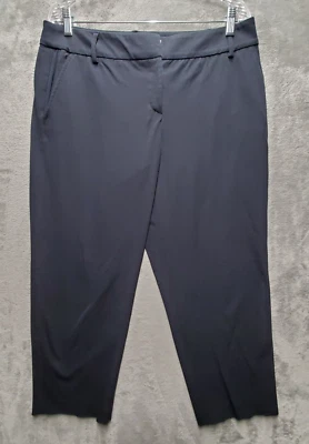 Peace Of Cloth Panticular Pant Womens 12 Navy Blue Straight Crop Pant Trouser - Image 1 of 4