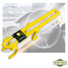 Heavy Duty Steering Wheel Lock for Volvo. Twin Bar High Security Hi-Vis
