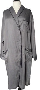 David Gandy Size M Gown for Autograph at M&S Supima Cotton Navy Blue Dogtooth - Picture 1 of 4