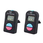 2 Pcs Digital Hand Tally Counter Electronic Add Subtract Manual Clicker1427