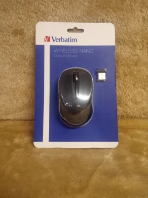 Verbatim 97670 Wireless Nano Notebook Optical Mouse Graphite Gray Optical RF - Image 1 of 4