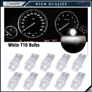 10x Dash Gauge Cluster Panel White led Light Bulbs T10 W5W 168 194 For Toyota - Picture 1 of 6