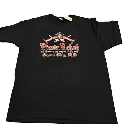 Camiseta Y2K - Anvil Tag - Pirate Rehab Ocean City, MD XL - Nueva Foto 1 de 4
